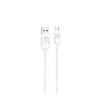 cable micro qcharx athens 1m 1m usb a micro 3a blanco pvc