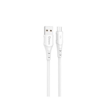 cable micro qcharx lisbon 1m 1m usb a micro 2,4a blanco pvc