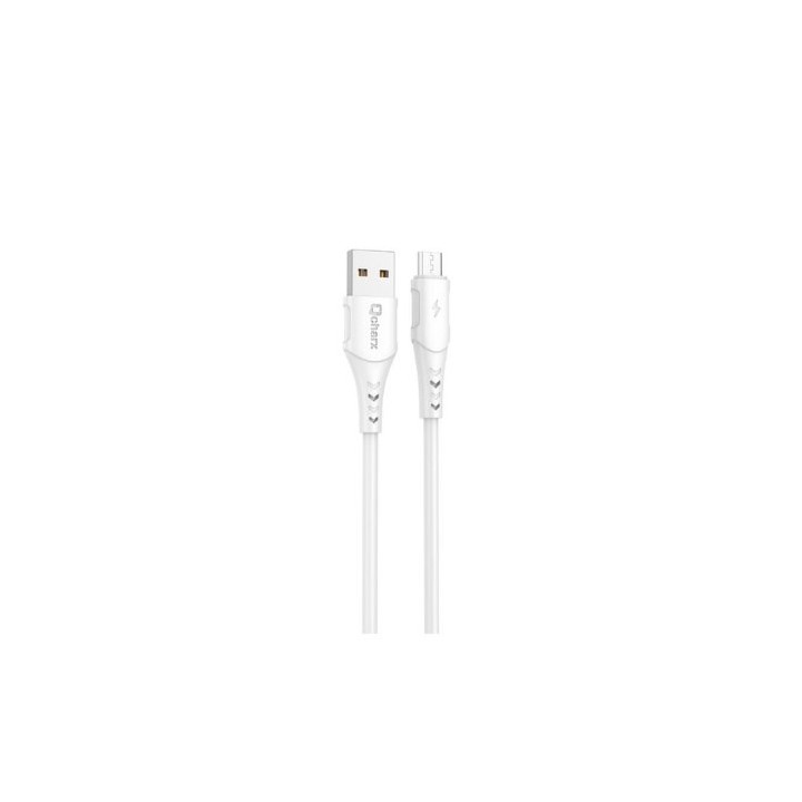 cable micro qcharx lisbon 1m 1m usb a micro 2,4a blanco pvc