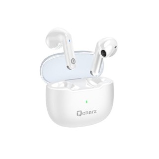 auricular qcharx harmony inalambrico bluetooth 5,3 blanco