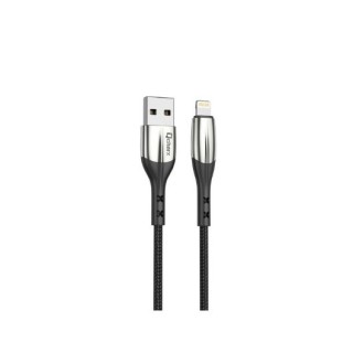 cable lightning qcharx toronto 1m 1m usb a lightning 3a negro cordon zinc