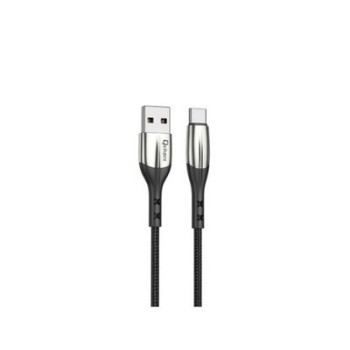 cable tipo c qcharx toronto 1m 1m usb a tipo c 3a negro cordon zinc