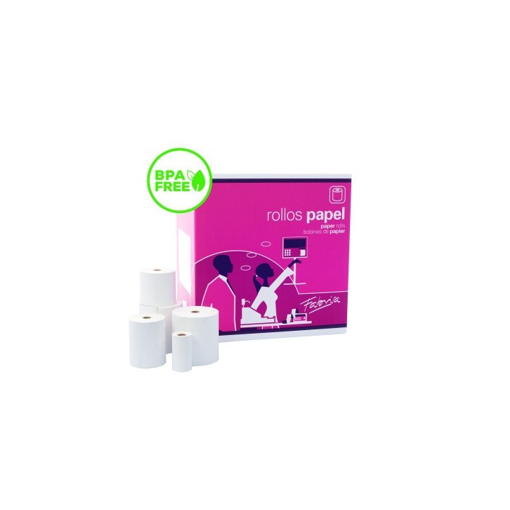 fabrisa rollo termico 57x35x12mm sin bisfenol a fabrisa 18115.  pack  120 unidades
