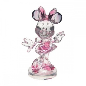 enesco figura acrilica enesco disney minnie