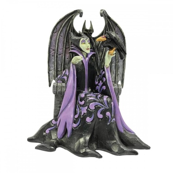 enesco figura enesco disney malefica en trono