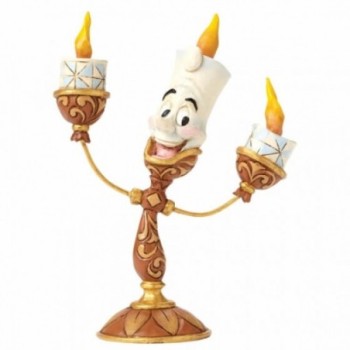 enesco figura enesco disney la bella y la bestia lumiere