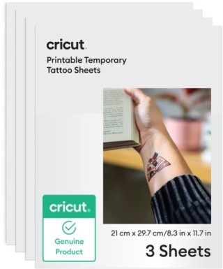 cricut cricut printable tattoo paper a4  3  transparent