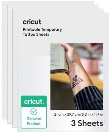 cricut cricut printable tattoo paper a4  3  transparent