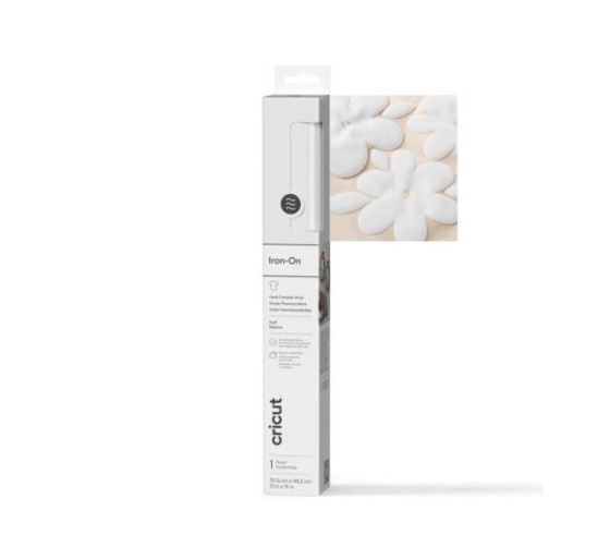 cricut cricut puff iron on black 30x48cm