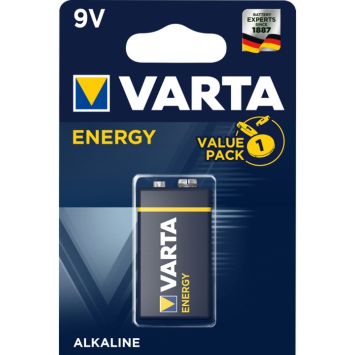 varta blister pilas varta alcalina energy 6lr61 9v