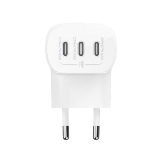 belkin cargador belkin wcc002vfwh 67w 3x usb tipo c blanco