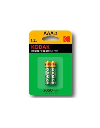 kodak blister pilas kodak recargables ni   mh aaa lr3 650mah    blister 2 pilas