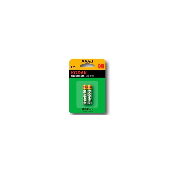 kodak blister pilas kodak recargables ni   mh aaa lr3 650mah    blister 2 pilas
