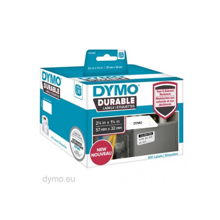 dymo rollo 800 etiquetas plasticas lw durable 57mm x 32mm dymo 2112289