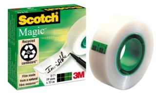 scotch rollo cinta invisible 19mm x 33m magiccaja carton 810/1933 scoth 7100024666