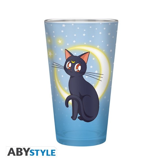 abystyle vaso grande abystyle sailor moon luna y artemisa 400 ml