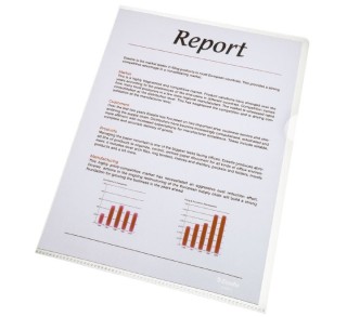 c. 100 dossier unero esselte pp trans. a4 100 mi