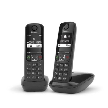 gigaset as690 inalambrico dect duo negro