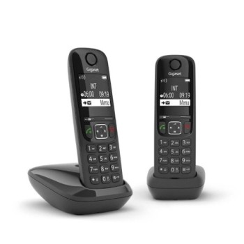 gigaset as690 inalambrico dect duo negro