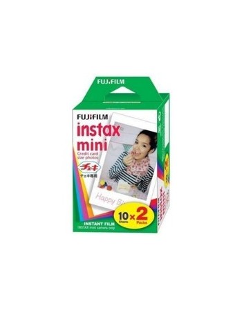 fujifilm pack 2 cartuchos   carga fujifilm 10 fotos instax  mini