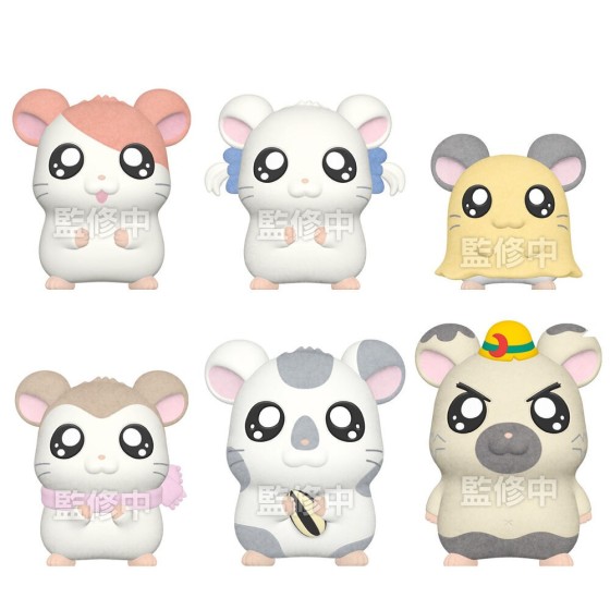 candy hamtaro flocked doll