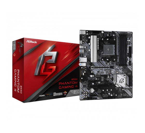 asrock asrock b550 phantom gaming 4 amd b550 zocalo am4 atx