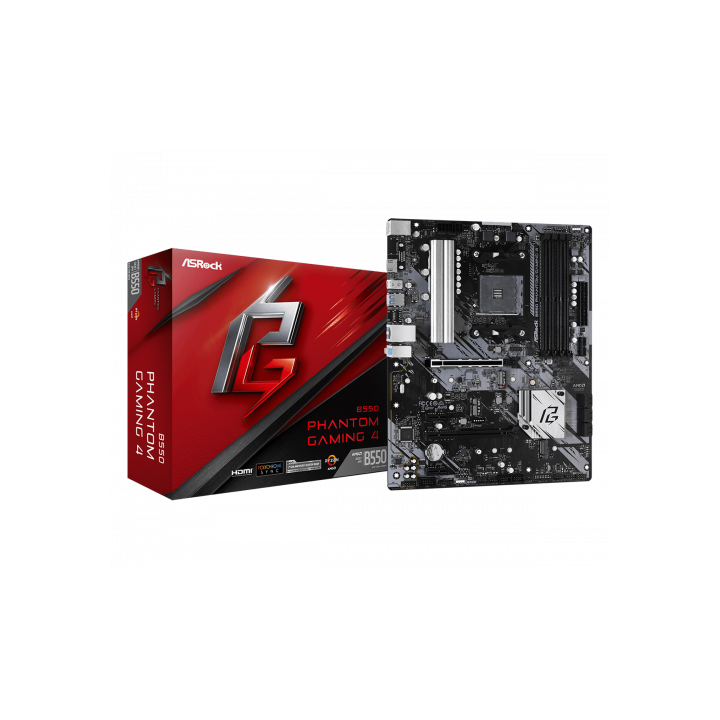 asrock asrock b550 phantom gaming 4 amd b550 zocalo am4 atx