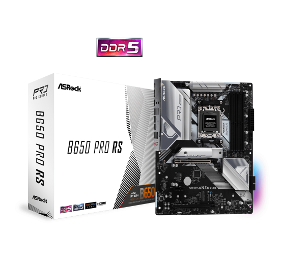 asrock asrock b650 pro rs amd b650 zocalo am5 atx