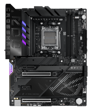 asus asus rog crosshair x870e apex amd x870e zocalo am5 atx