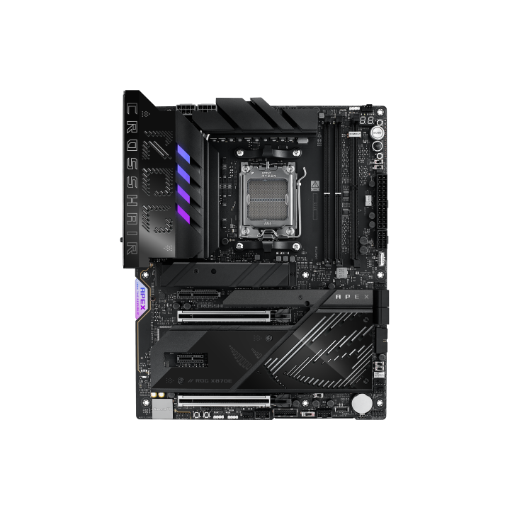 asus asus rog crosshair x870e apex amd x870e zocalo am5 atx