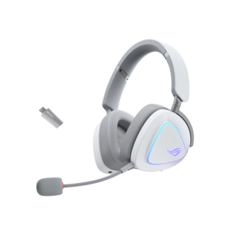 asus auriculares asus rog delta ii  white