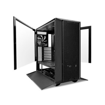 torre e atx lian li lancool iii black 2xcristal templado 3xven 140mm front 1x140mm tra