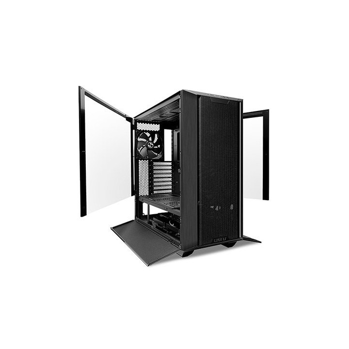 torre e atx lian li lancool iii black 2xcristal templado 3xven 140mm front 1x140mm tra