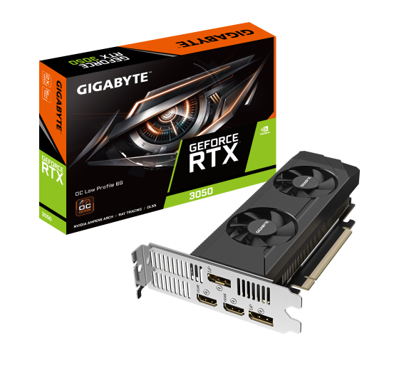 gigabyte gigabyte geforce rtx 3050 oc low profile 6g nvidia 6 gb gddr6