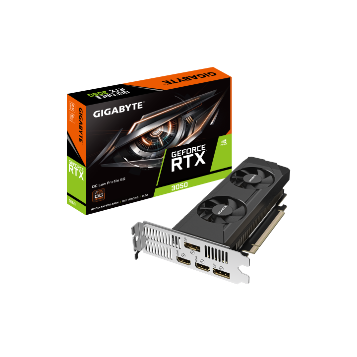 gigabyte gigabyte geforce rtx 3050 oc low profile 6g nvidia 6 gb gddr6