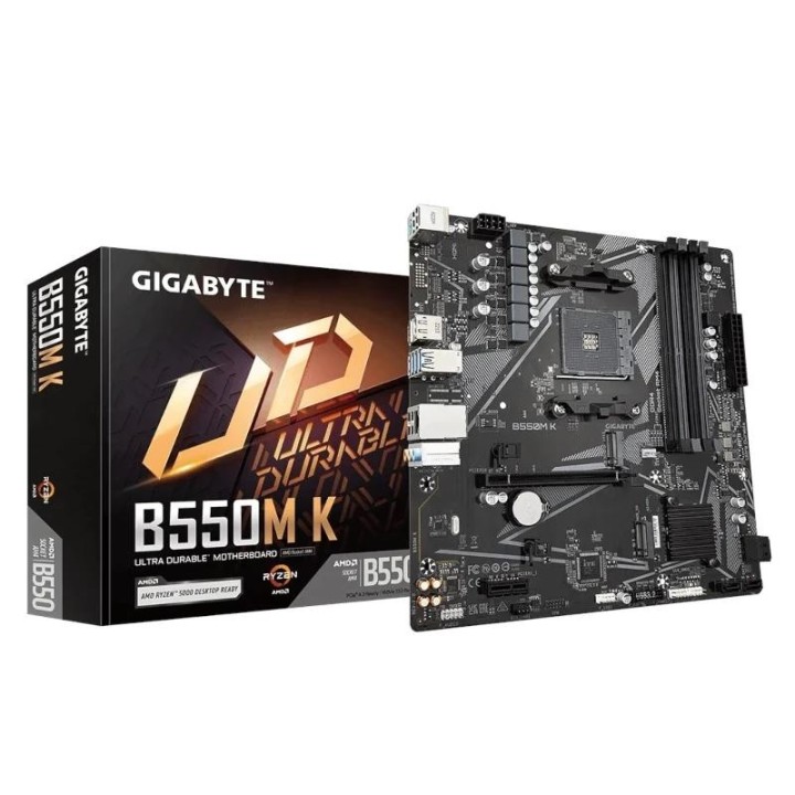 gigabyte placa base b550m k matx am4