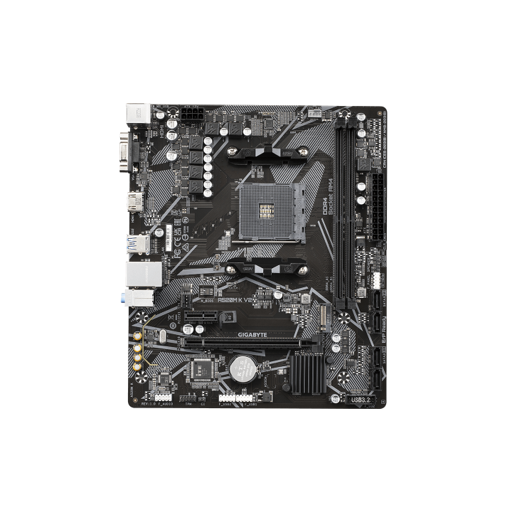 gigabyte gigabyte a520m k v2 placa base amd a520 zocalo am4 micro atx