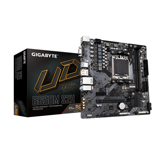 gigabyte gigabyte b650m s2h placa base amd b650 zocalo am5 micro atx
