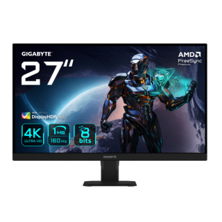 gigabyte gigabyte gs27u 27” monitor de juegos uhd   3840 x 2160  uhd , 160hz, 1ms, 350 cd/m2, disp