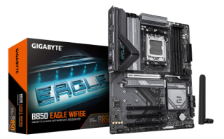 gigabyte gigabyte b850 eagle wifi6e placa base   procesadores amd ryzen serie 9000, vrm digital de 8