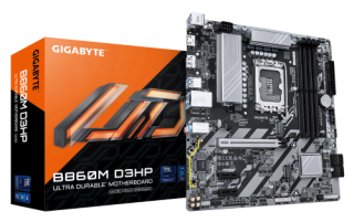 gigabyte gigabyte b860m d3hp placa base   cpus intel core ultra, vrm de 4+1+2+1 fases, hasta 9066mhz