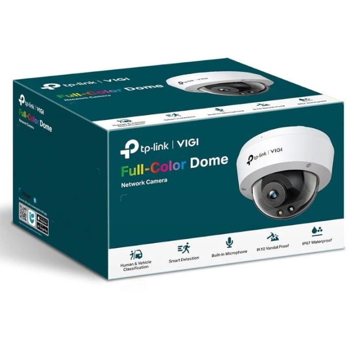 vigi camara ip domo c240 4mp plast full color 4mm