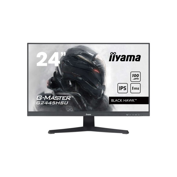iiyama iiyama pantalla 23.8, ips, 100hz, hdmi x1  v.1.4 , displayport x1  v.1.2 , altavoz integrado.