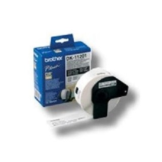 brother etiquetas papel precortada brother dk11201 29 x 90 mm 400   e ql   500a ql   500bw ql   560