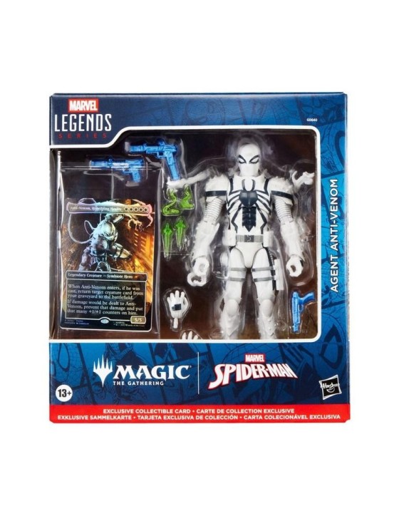 hasbro figura hasbro marvel legends series magic the gathering agent anti   venom