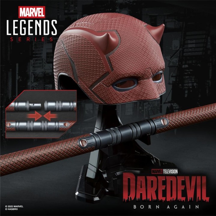 hasbro mascara premium role play hasbro marvel legends series daredevil born again