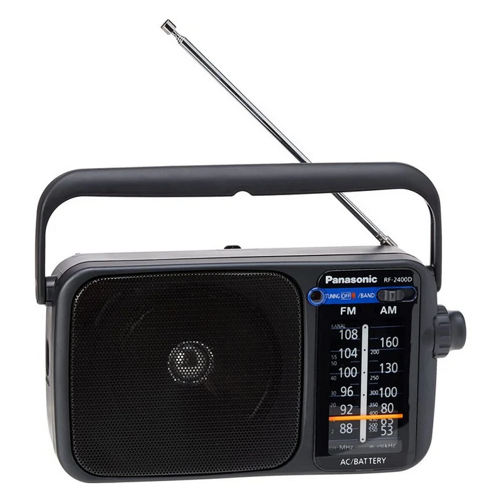 panasonic radio panasonic rf   2400deg   k altavoz entrada auriculares color negro