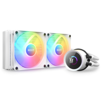 nzxt nzxt kraken 240 rgb procesador sistema de refrigeracion liquida todo en uno 12 cm blanco 1 piez