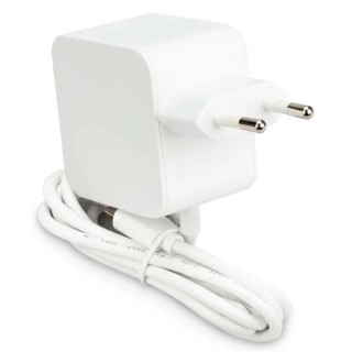 raspberry fuente de alimentacion cargador raspberry pi 5 usb c 27 w color blanco
