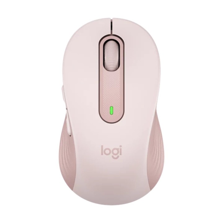 logitech mouse raton logitech m650 mediano optico wireless inalambrico rosa